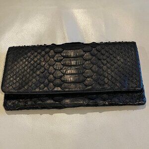 Genuine Python Leather Wallet – Paris Boutique – Unused